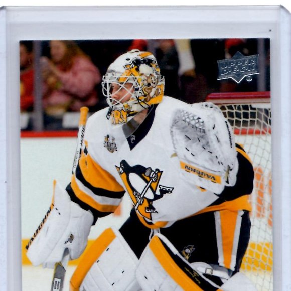 Tristan Jarry Young Guns Upper Deck Rookie Card 2016/17 #466 Pittsburgh Penguins - Picture 3 of 4